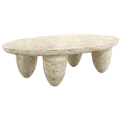 Lunarys marble coffee table by Hommés