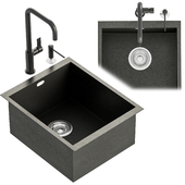 KITCHEN SINK SET WITH FAUCET