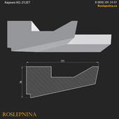 Карниз KG-212ET от RosLepnina