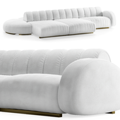 Cassia modular sofa Caffelatte