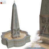 Palazzo Obelisk Fountain ( Water Feature )