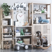 Furniture and toys for nursery