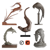 Abstract Animal Sculptures 04
