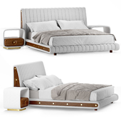 Minelli Essential home bed with bedside tables