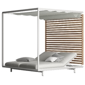 Pavilion Canopy Daybed With Sunvision Canvas By Tribu