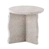 Mineral Sculptural Table - Bianco Curia Ferm Living