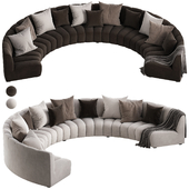 Curved Modular Sofa