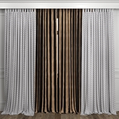 Curtains with window 480C