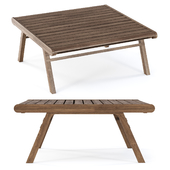 Mary wooden square coffee table MR20 by Bpoint Design / Деревянный кофейный столик