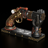 Veronese Steampunk Gun with Hand Holder