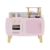 FSC® Wood Look Kitchen Design - Pink