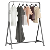 IKEA Turbo Clothes Rack with Clothes Set