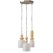 MADE- Whitney, Cluster Pendant Lamp, Pink Multi