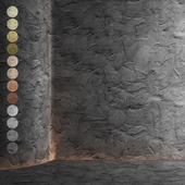 Decorative plaster 003 (Seamless texture)