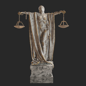 Themis Sculpture LowPoly