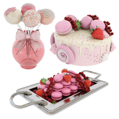 Pink dessert collection
