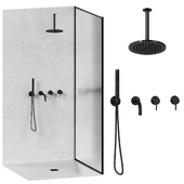 Shower cubicle with partition Zucchetti Helm