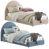 Bed with upholstered headboard 263