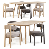 Dining Set: Coedition (Altay Table and Dalya Chair)
