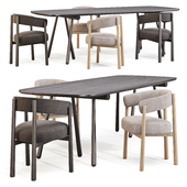 Dining Set: Coedition (Altay Table and Dalya Bridge Chair)