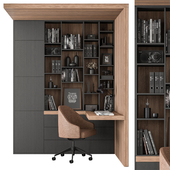 Home Desk and Library - Office Furniture 345