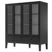 IKEA - IDANAS IDANES Double glass cabinet with door