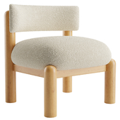 Crate & Barrel Harper Fabric Accent Chair
