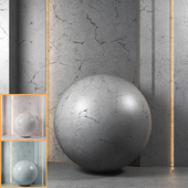 (4k)(3 patterns) Worn Concrete vol 3-(Seamless, PBR)