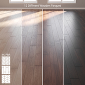 Wood (Parquet) Floor Set (PBR, Seamless) DrCG No 114