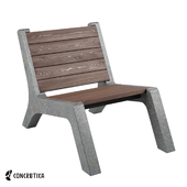 Outdoor chair concretika C-lounge Free