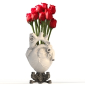 Heart Vase 2_White