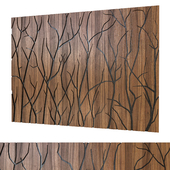 Decorative wall panel Forest