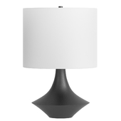 Marie Resin Table Lamp Charcoal