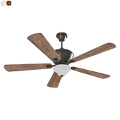 Camhaven Ceiling Fan With Glass Bowl Light Kit