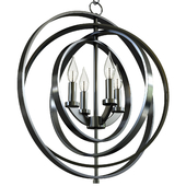 4-Light Modern Sphere/Orb Chandelier