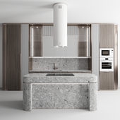 Kitchen №129 "Wood and Concret"