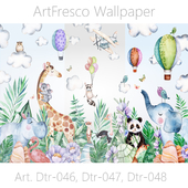ArtFresco Wallpaper - Дизайнерские бесшовные фотообои Art. Dtr-046, Dtr-047, Dtr-048  OM