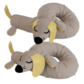 roommate lazy long dog pillow