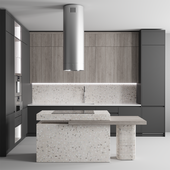 Kitchen №131 "Wood and Grey"