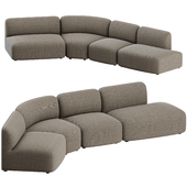 Panorama Curved Sofa 01 by Wendelbo