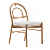 James James Belfast Solid Oak And Cane Chair