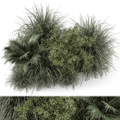 Outdoor Plants Bush -Bush Set 1012