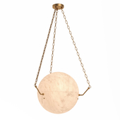 Alabaster suspension lamp "Atlas"