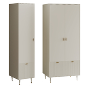 OM Wardrobe LINA one and two doors (JOMEHOME)