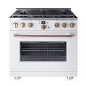 Cafe 36 Smart All-Gas Commercial-Style Range with 6 Burners