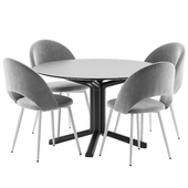 Meridian Miller table StoolGroup Sofi chair