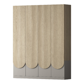 022 Cabinet with rounded facades (light)