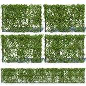 Metal Fence 3D (H - 173) with Ivy v3