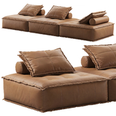 Genuine Leather Sofa by ELEMENT SINGLE