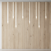 Decorative wooden wall 1